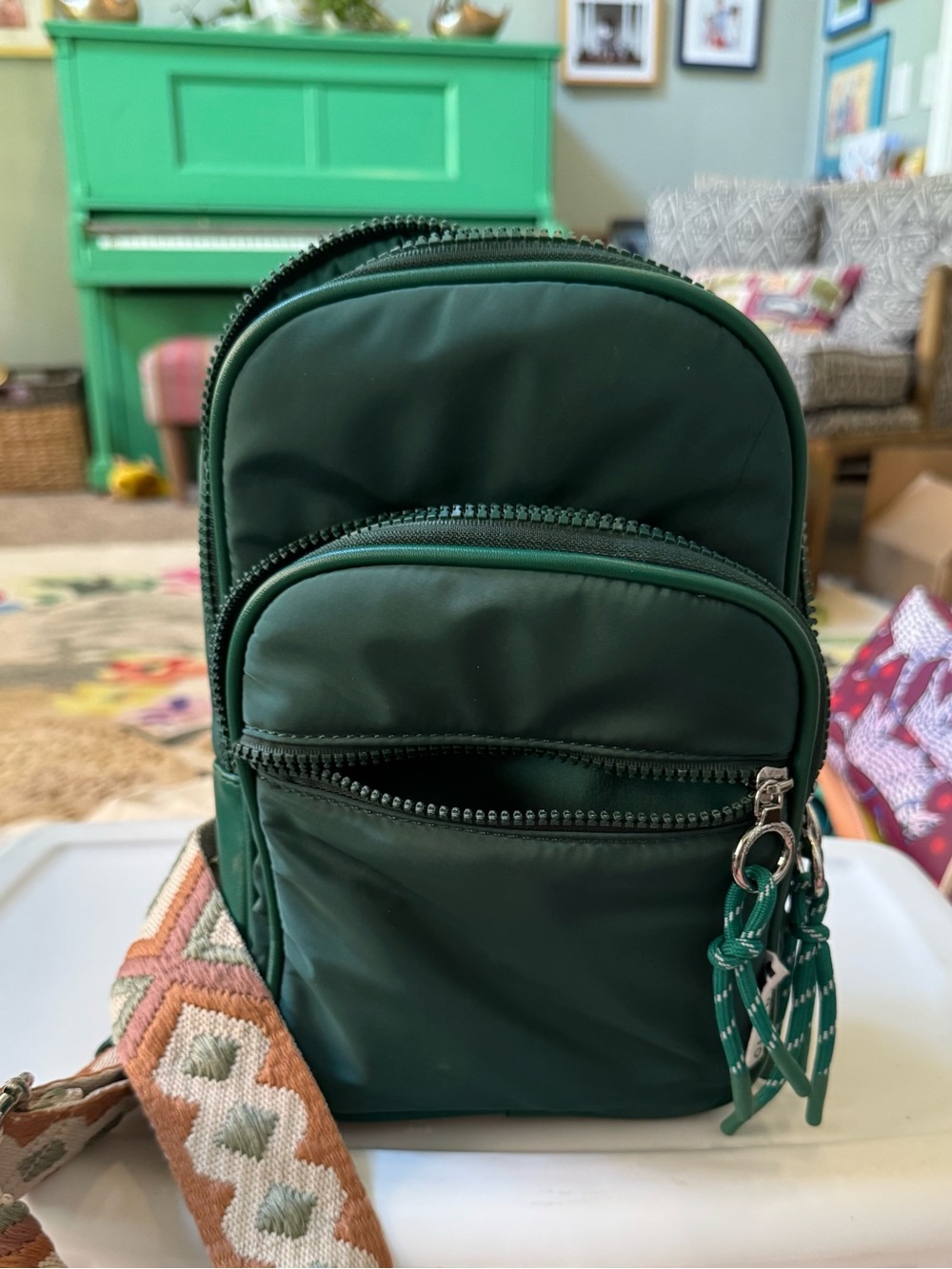 Green urban originals Women’s Crossbody Bag - Lightweight Everyday Carry